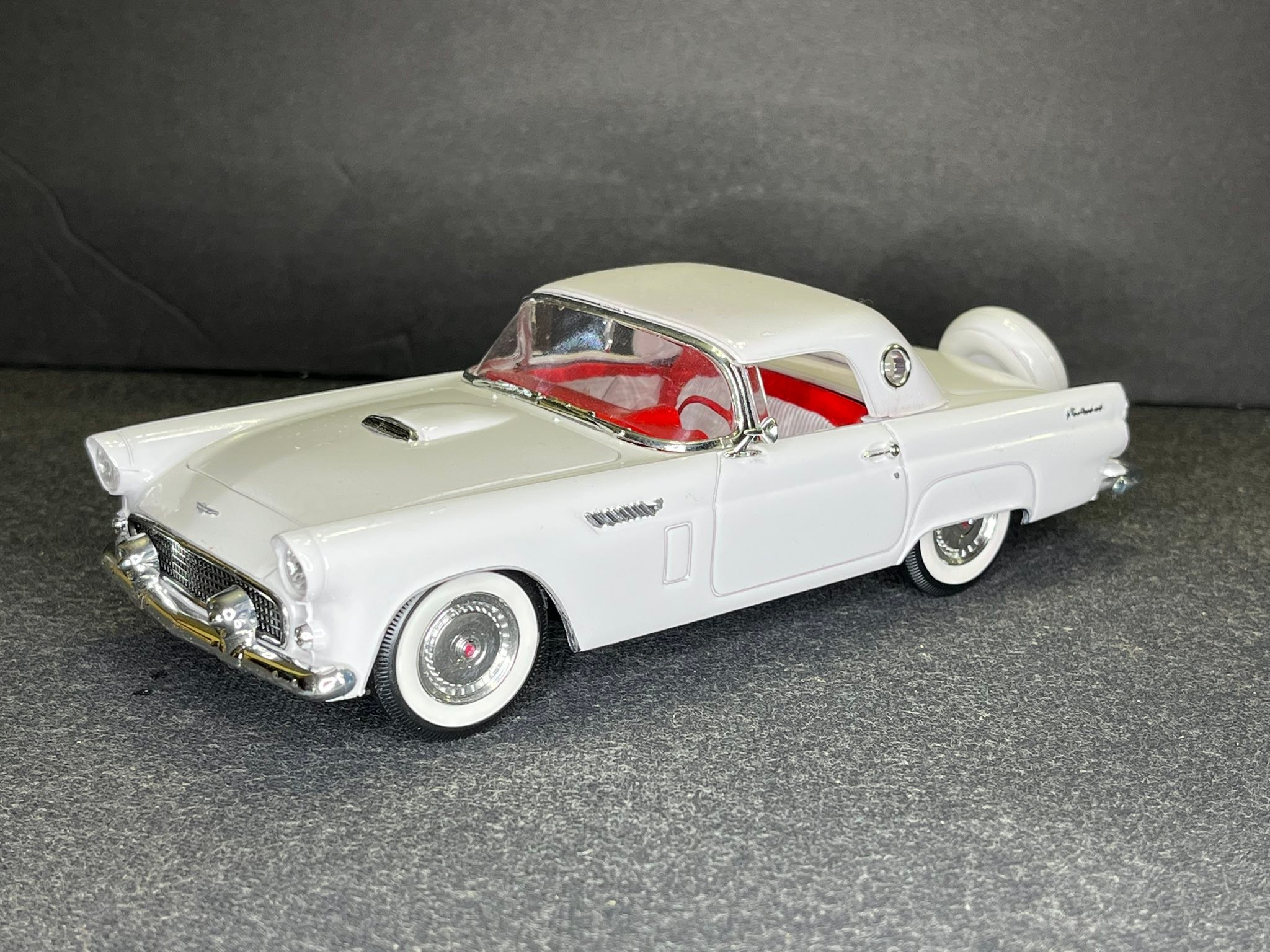 1956 Tbird model car inspired by Suzanne Summers' American