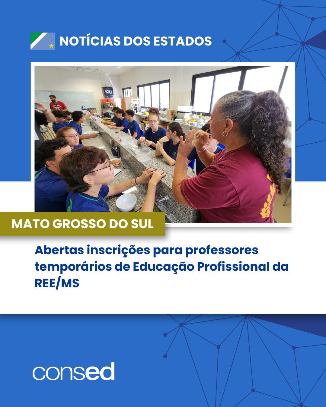 Consed - Em Mato Grosso do Sul, a SED divulgou o edital n. 77/SED/2025 ...