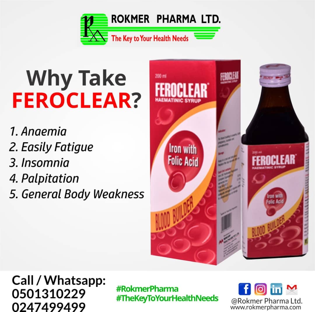 Why Take Feroclear? Aneamia... - Rokmer Pharma News & Tips | Facebook
