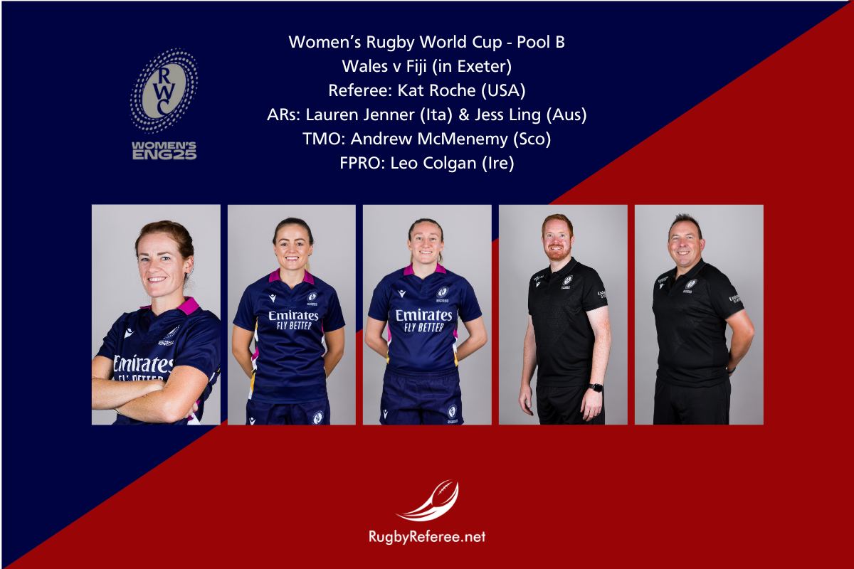RugbyReferee.net - Women’s Rugby World Cup - Pool B Wales v Fiji (in ...