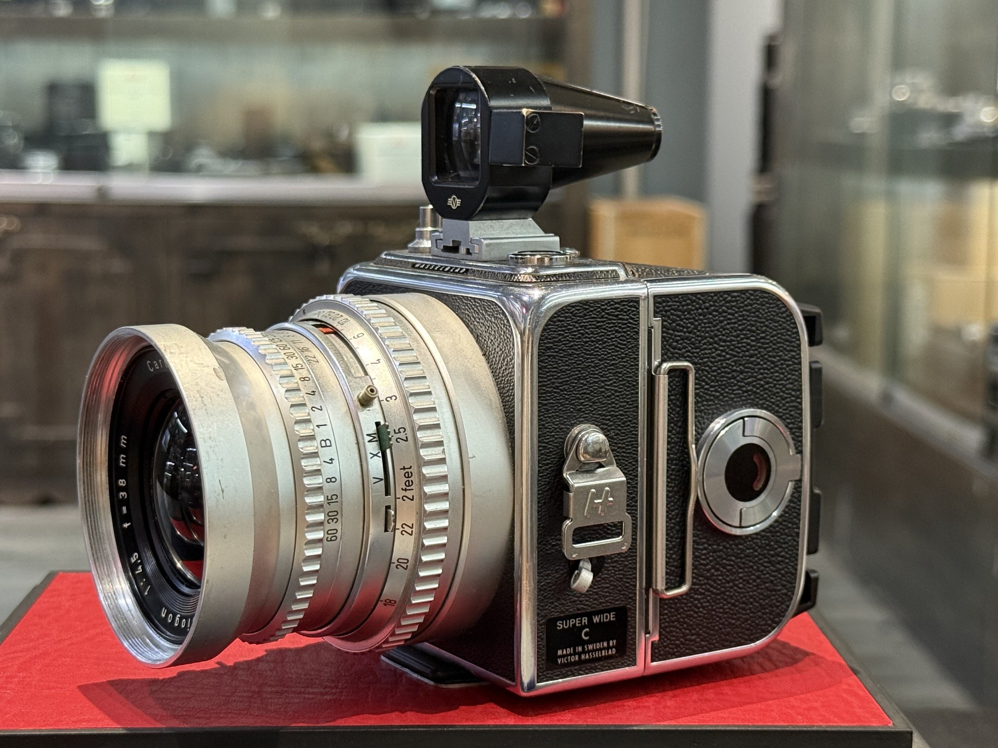 Hasselblad SWC Silver camera w/ Biogon 38mm F4.5 Lens, A12 back