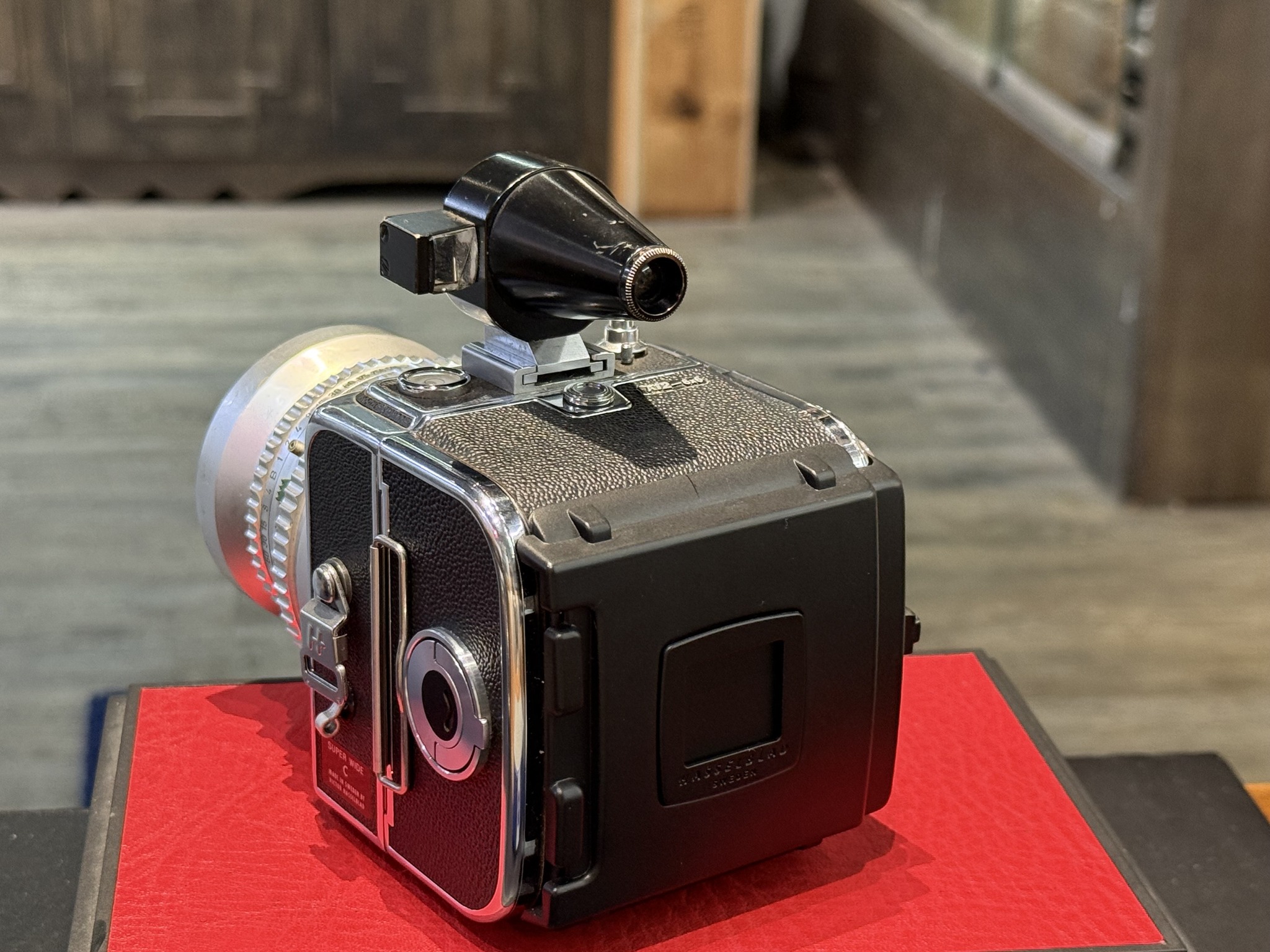 Hasselblad SWC Silver camera w/ Biogon 38mm F4.5 Lens, A12 back