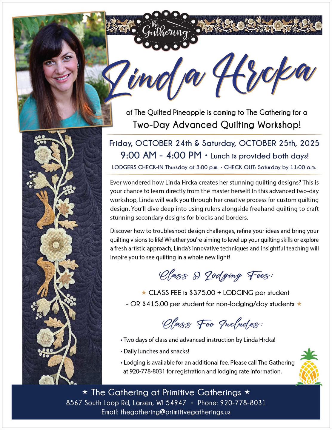 オーダー専用ページ Learn raw-edge applique with Karla Overland at Tulsa Modern Quilt
