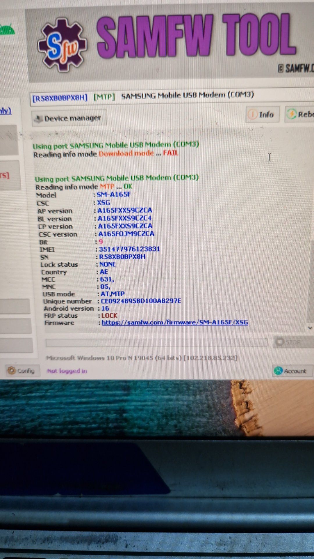 How to bypass A165F android 16? MESIE CHIGHI 野生主D PRODUCT A185F