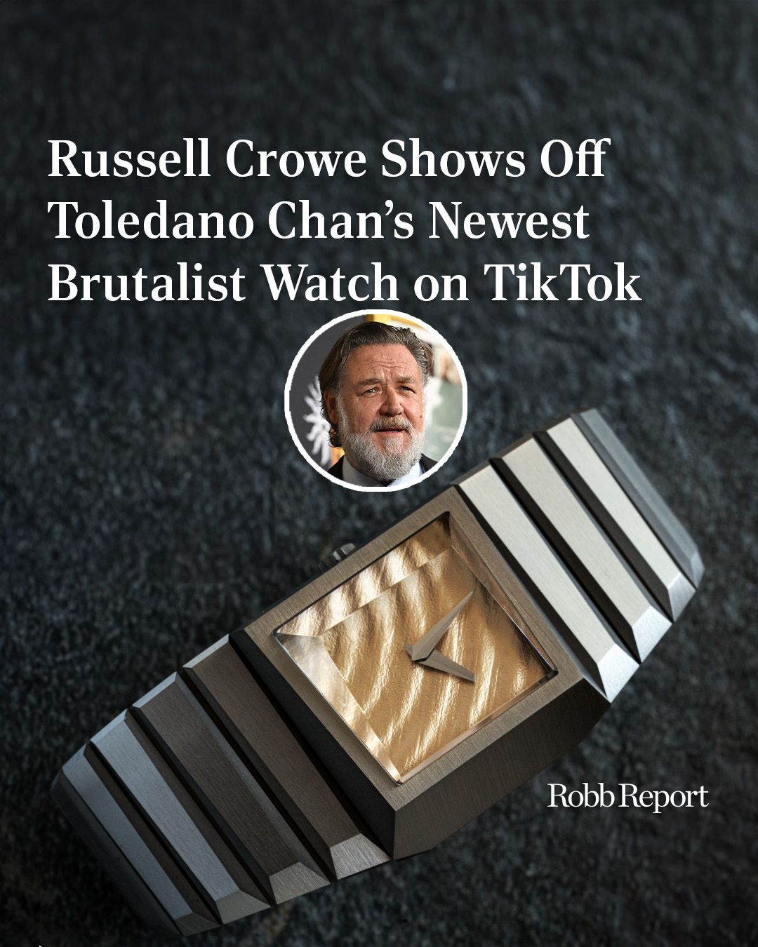 Russell Crowe is putting a spotlight on indie watchmaking, showing