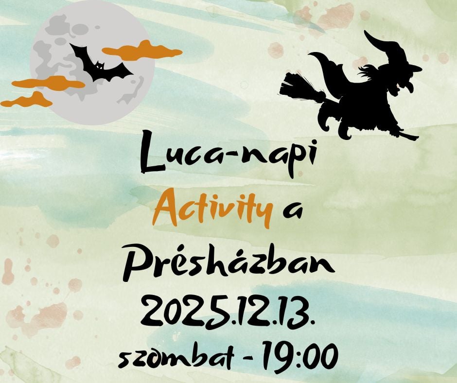 Luca-napi Activity - őrületes játékmesterrel