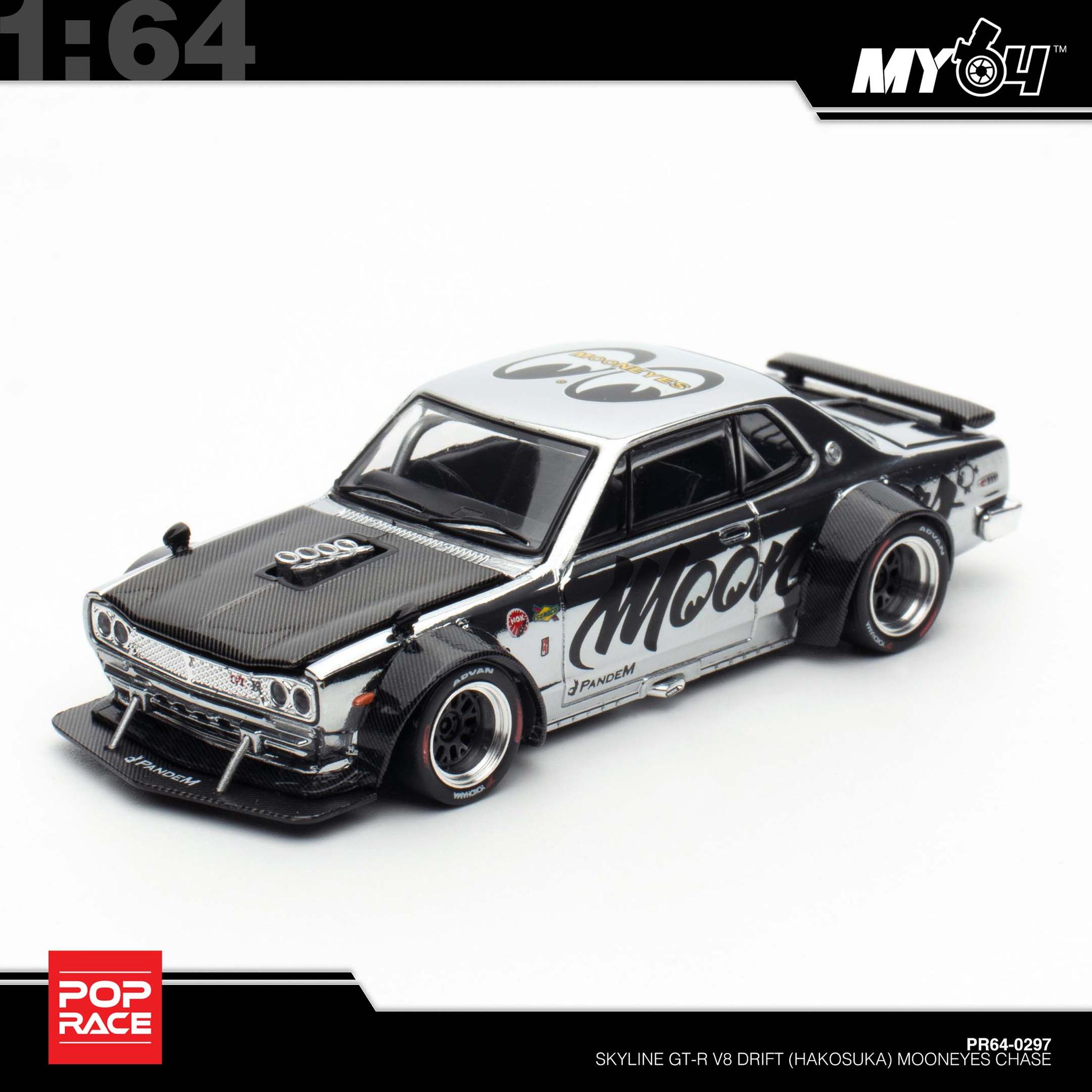 ▪️DIECAST MODEL▪️ Skyline GT-R V8 Drift (Hakosuka) Mooneyes