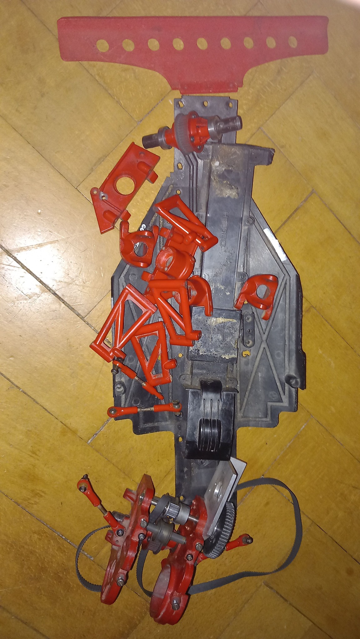 Rebuilding Hirobo Zerda with new belt and bearings