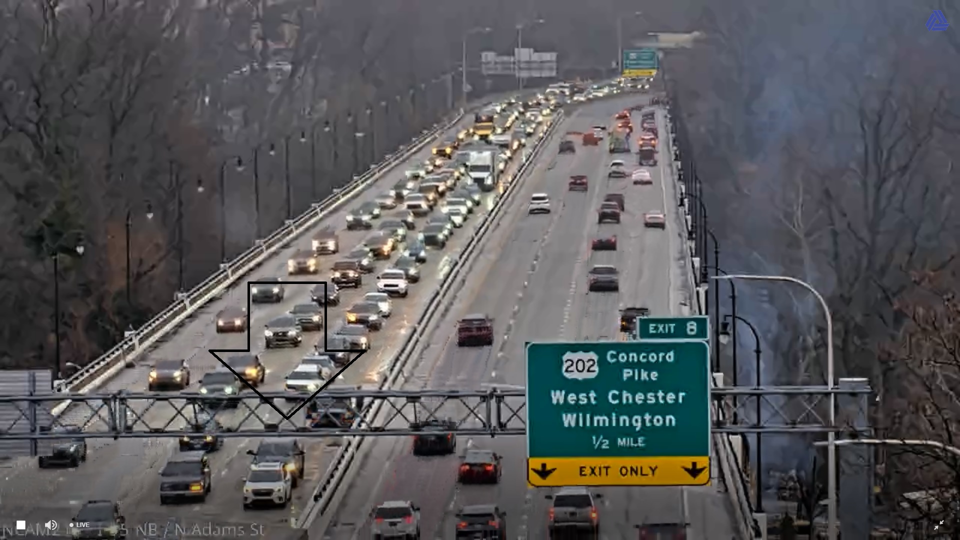 WDEL - **UPD 818 - Crash cleared!!** (7:52 Wed) - WILMINGTON - I-95 SB ...