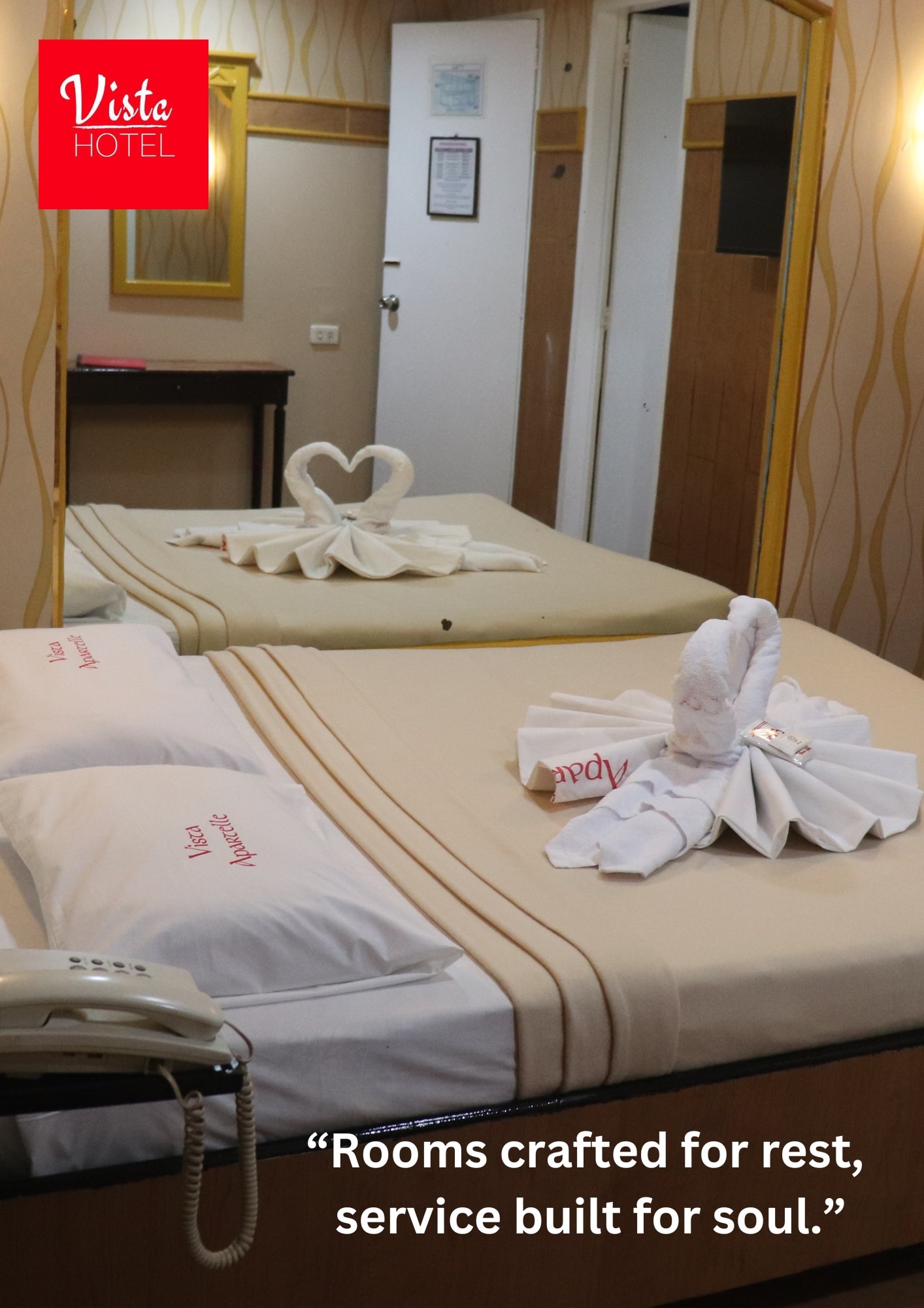 Vista Hotels - 🛌 Rooms crafted for rest, service built for... | Facebook