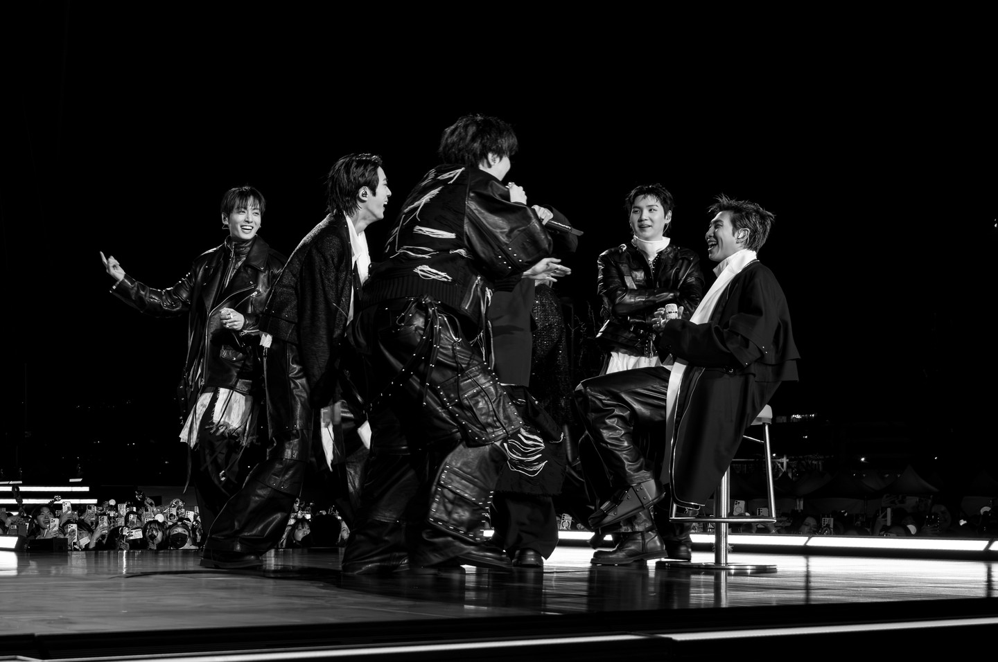 BTS are back on stage.⁣ ⁣ Captured at their comeback concert by