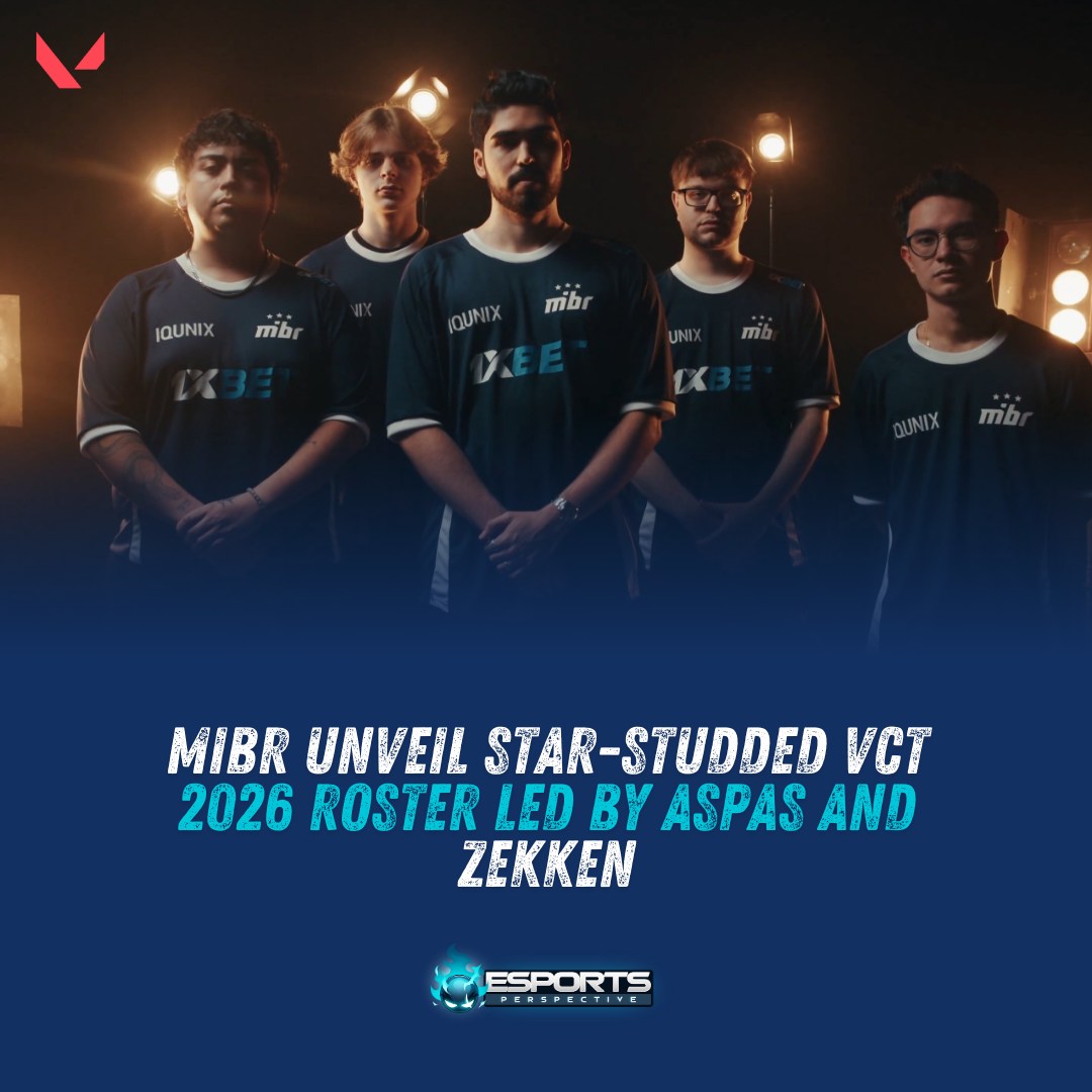 Esports - 🚨 MIBR reveal their VCT 2026 roster 🚨 MIBR have officially ...