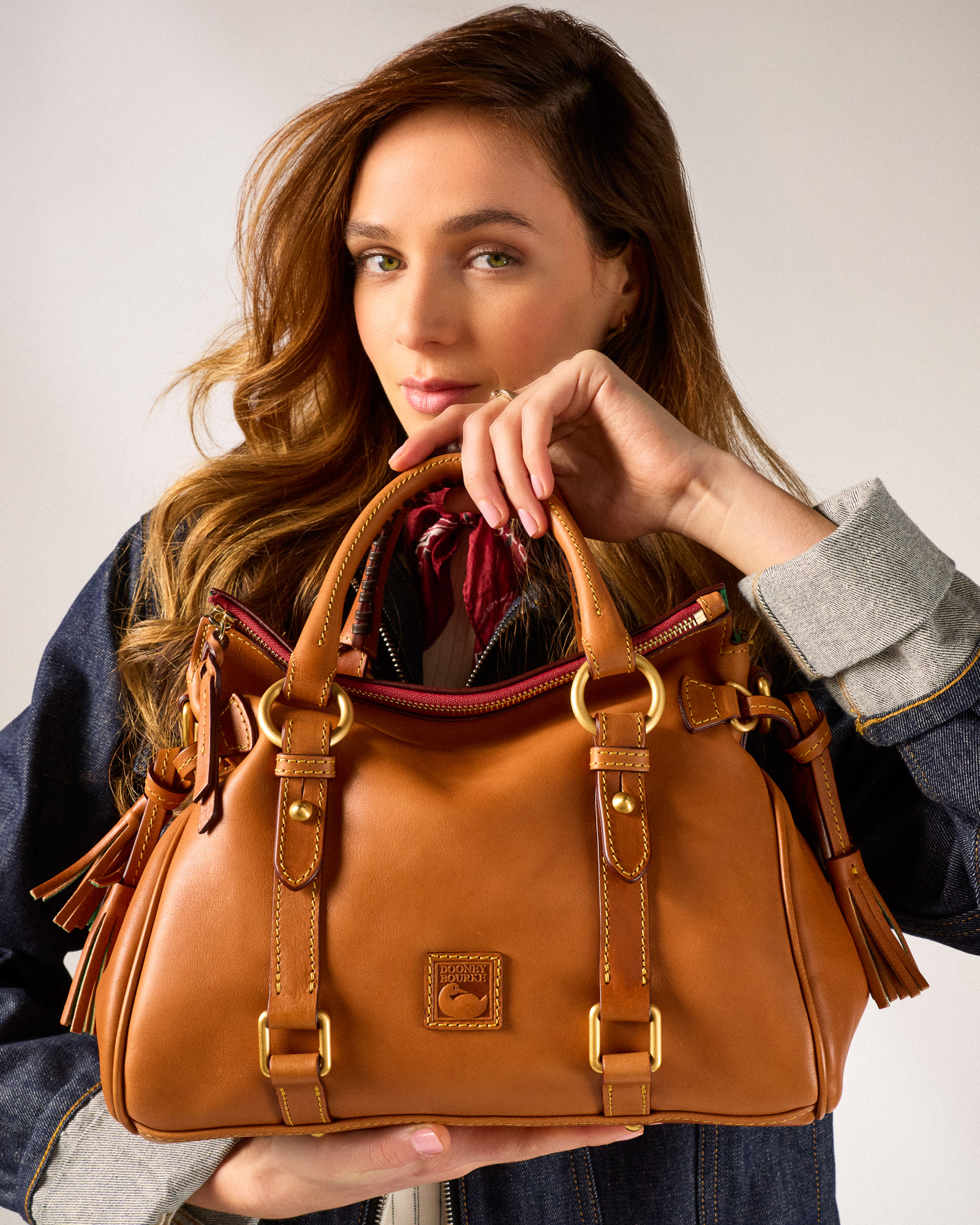 The Florentine Satchel is a testament to timeless craftsmanship 