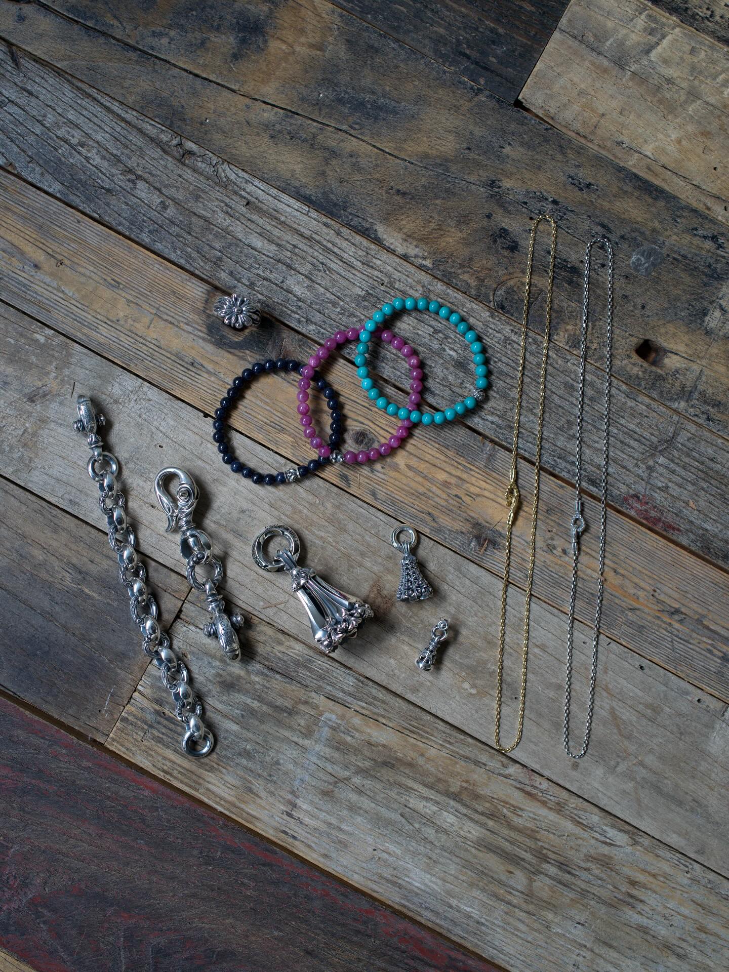LONE ONES Restock✨ Heron Bracelet 6mm Embossed bead TQ 6mm Hawk 
