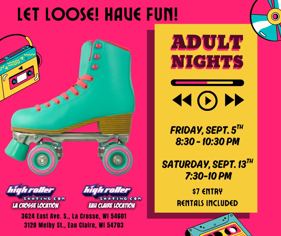 Adult Night rolls into St. Cloud every Saturday from 8:30–11 PM at