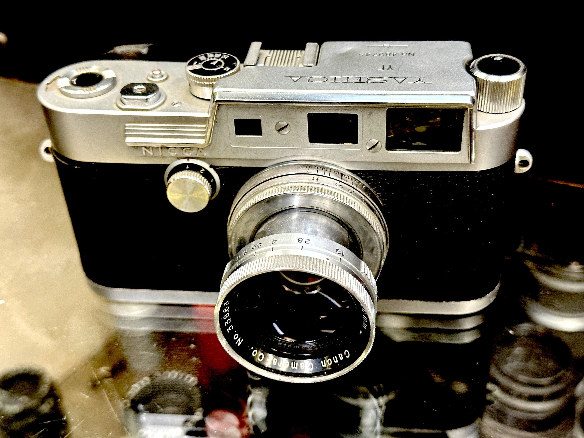 Yashica-Nicca YF Camera with Original Lens and Booklet