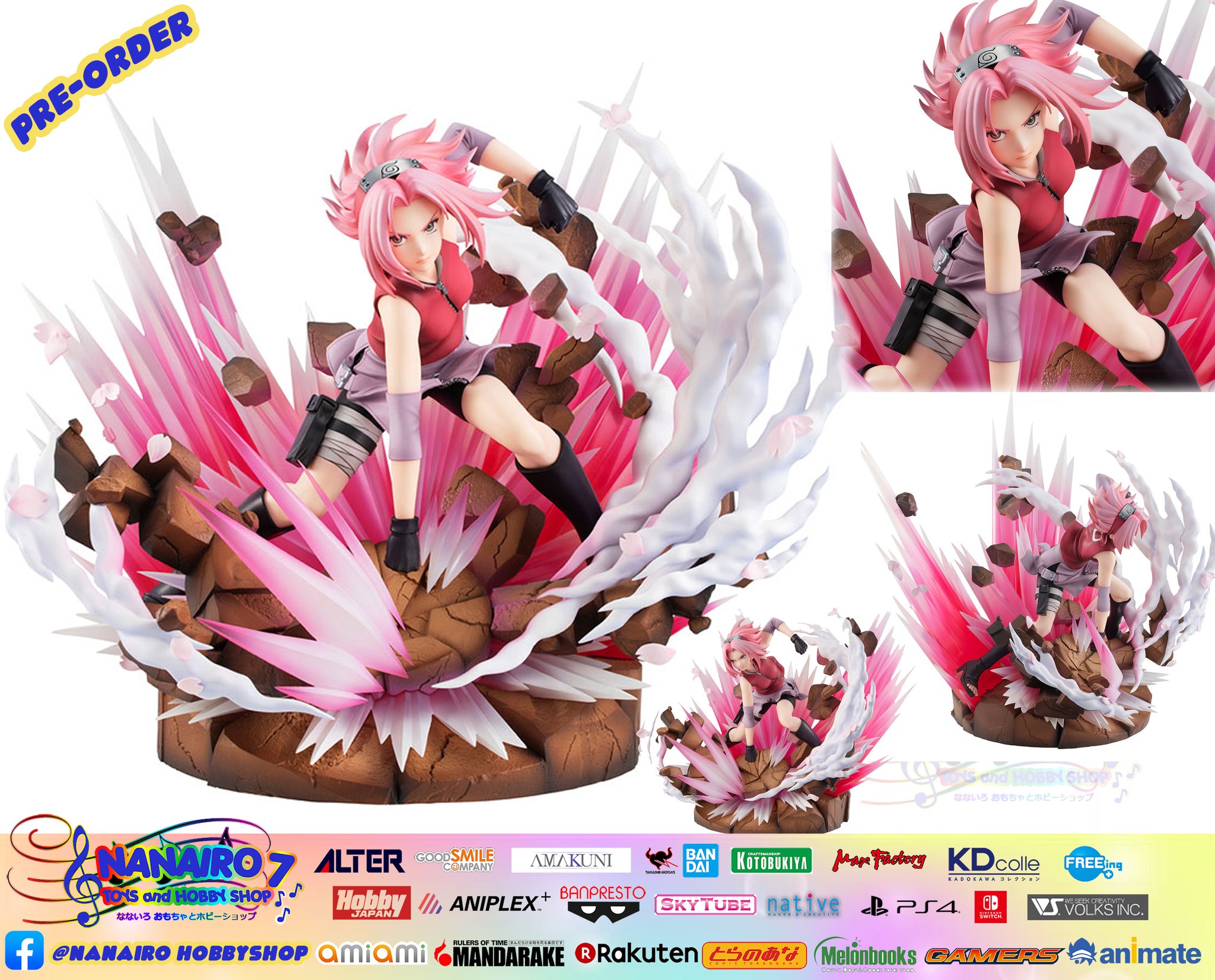 Nanairo - MegaHouse NARUTO Gals DX Haruno Sakura ver.3 Price  display picture 1