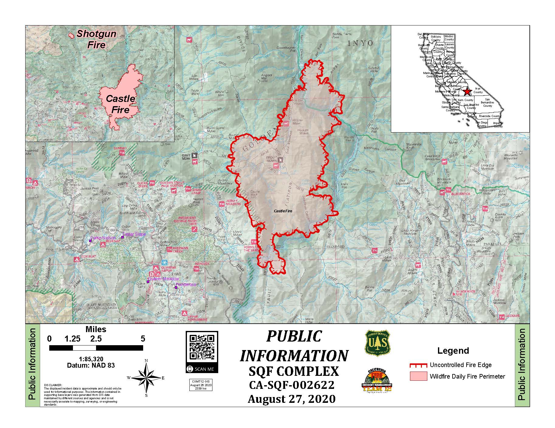 U.S. Forest Service - Sequoia National Forest - The SQF Complex has ...
