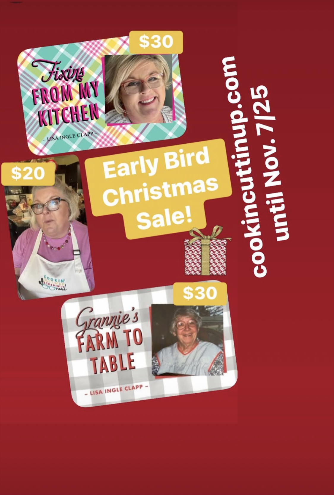 Cookin' - Cookbooks & Aprons on sale until Nov'7.👩‍🍳👨‍🍳 #FamilyRecipes ...