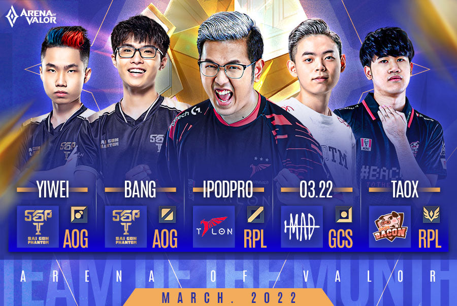 มาแล้ว! Team of the Month ... - Garena RoV Tournament | Facebook