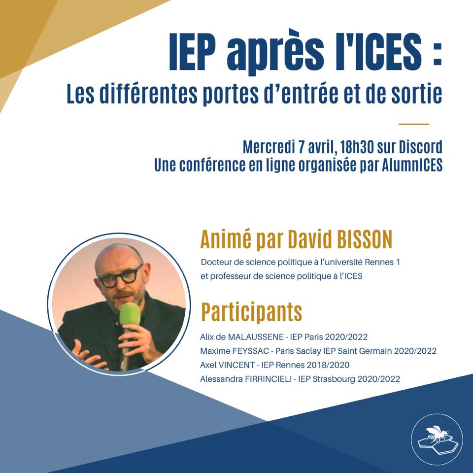 Alumnices - Réseau des anciens de l'ICES - // CONFÉRENCE IEP APRES L ...