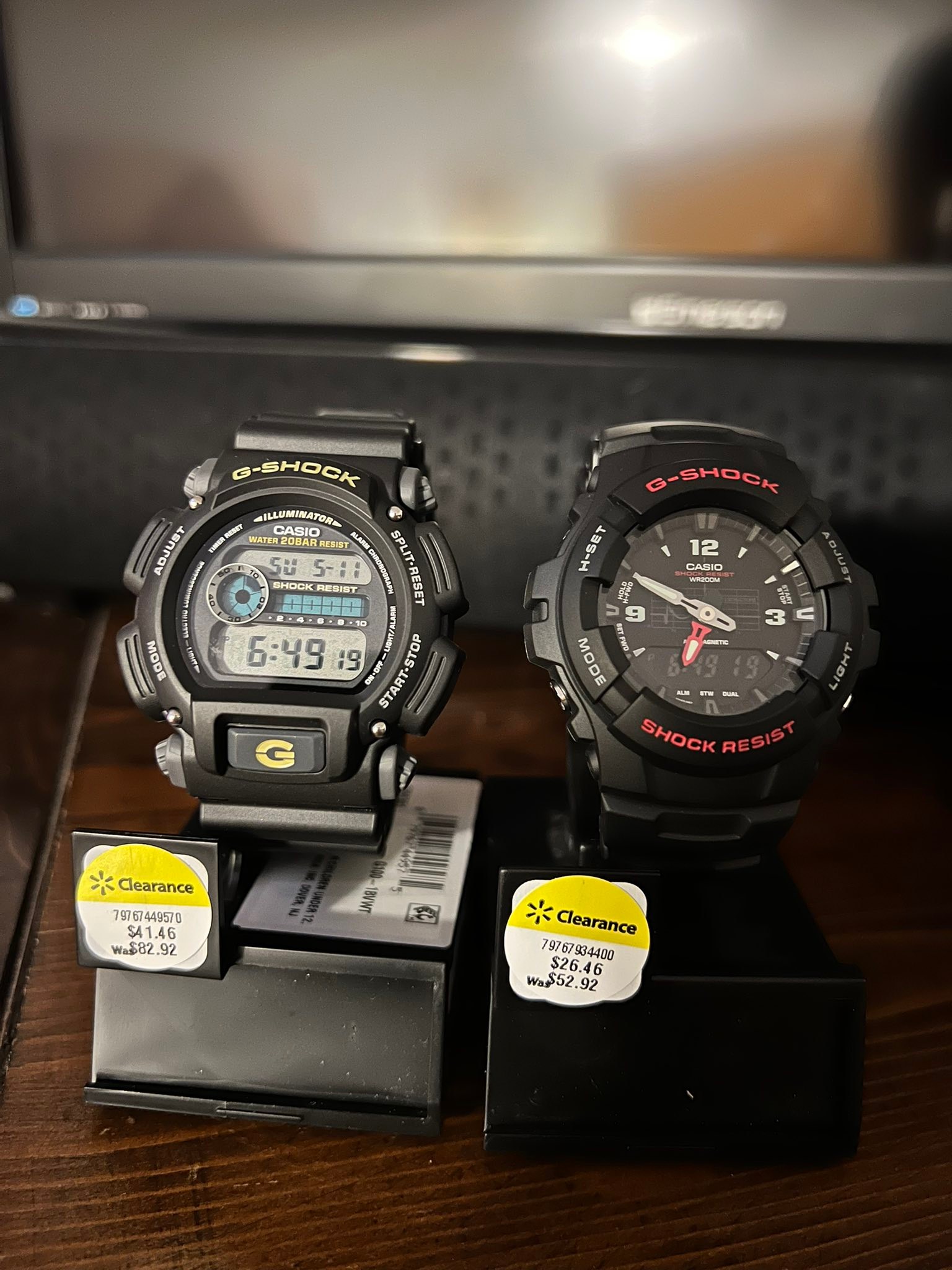 Finding deals on G-Shock watches at Walmart