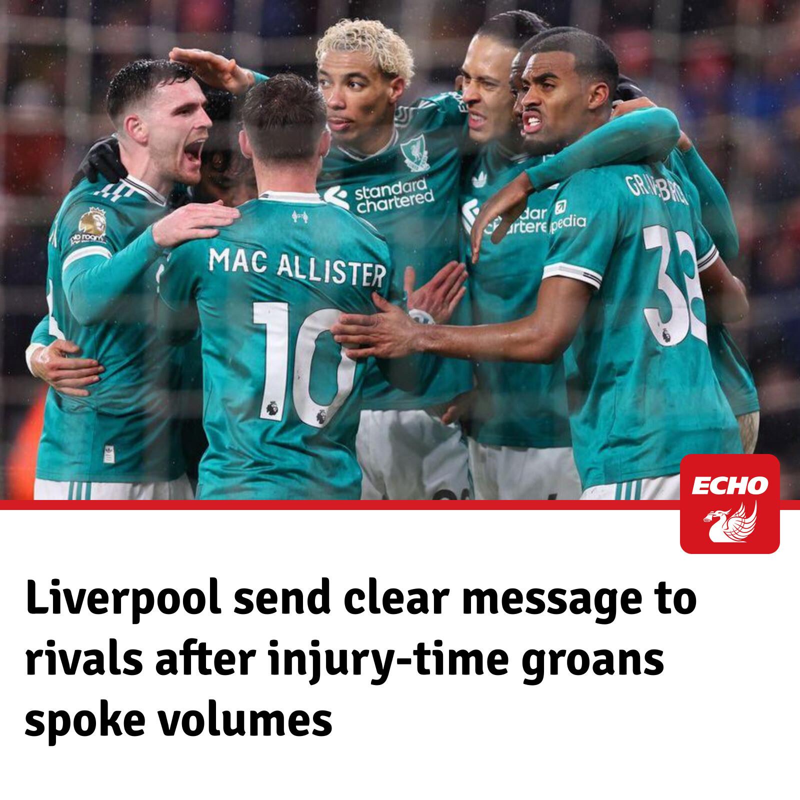 Liverpool send clear... - Liverpool FC - Liverpool Echo | Facebook