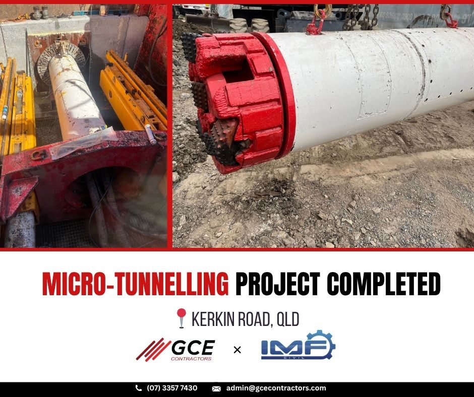 GCE - Micro-Tunnelling Project Complete GCE Contractors has ...