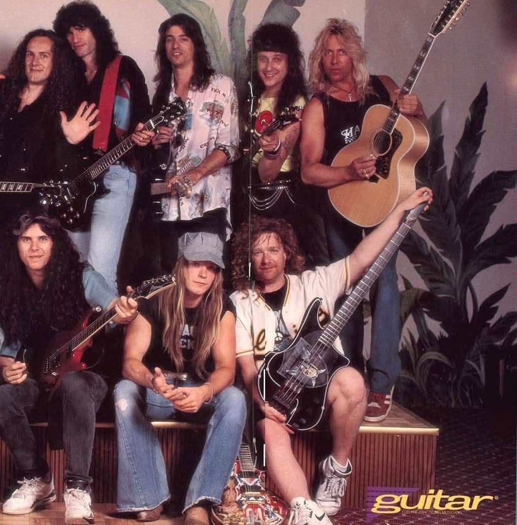 The all star lineup for Jason Becker's 1991 benefit concert in Los
