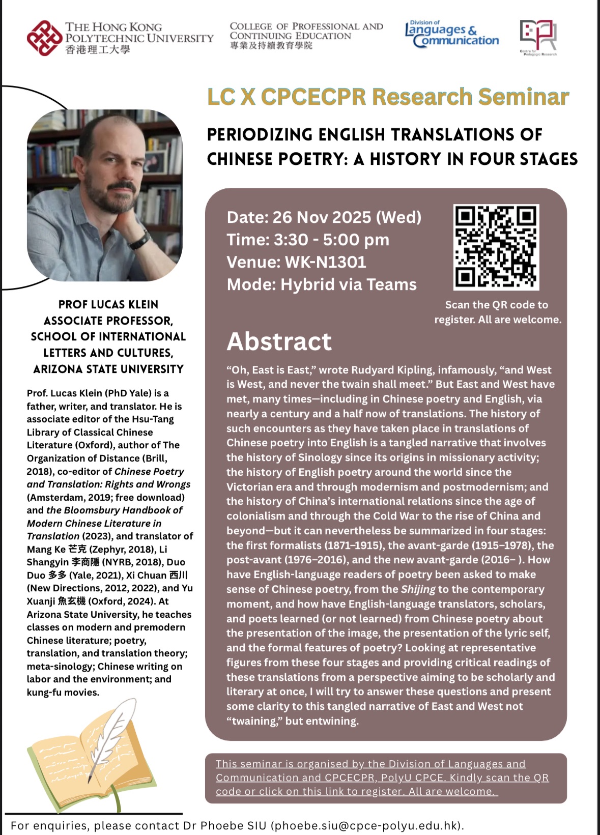 Periodizing English Translation of Chinese Poetry: A History in Four Stages