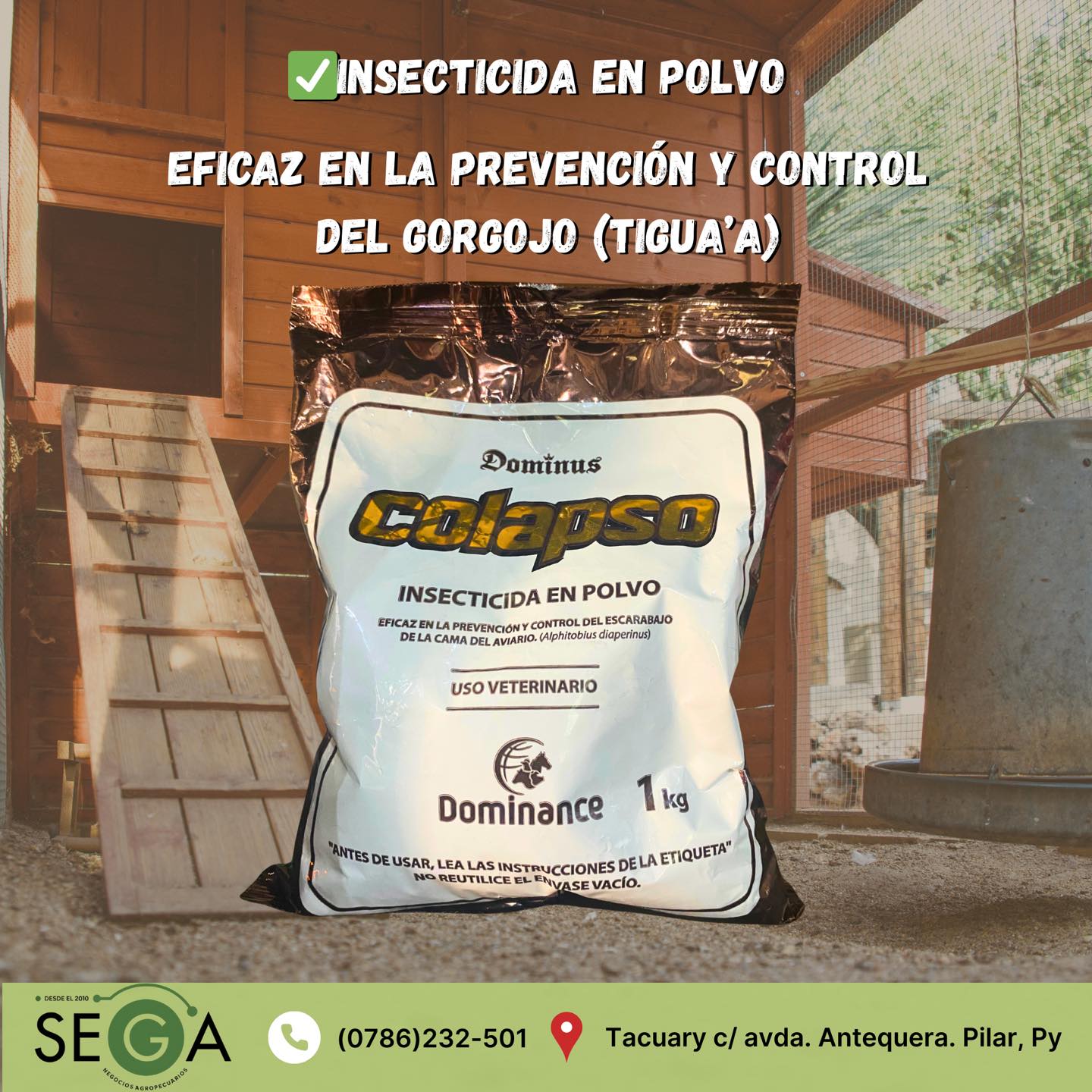 SEGA SRL. Negocios Agropecuarios | Pilar