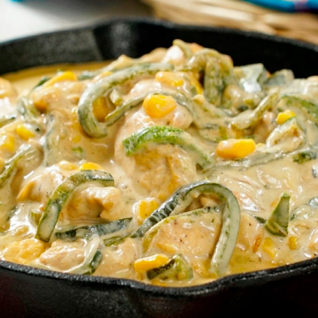 Mundo - Te comparto esta deliciosa receta de Pollo con rajas a la crema ...