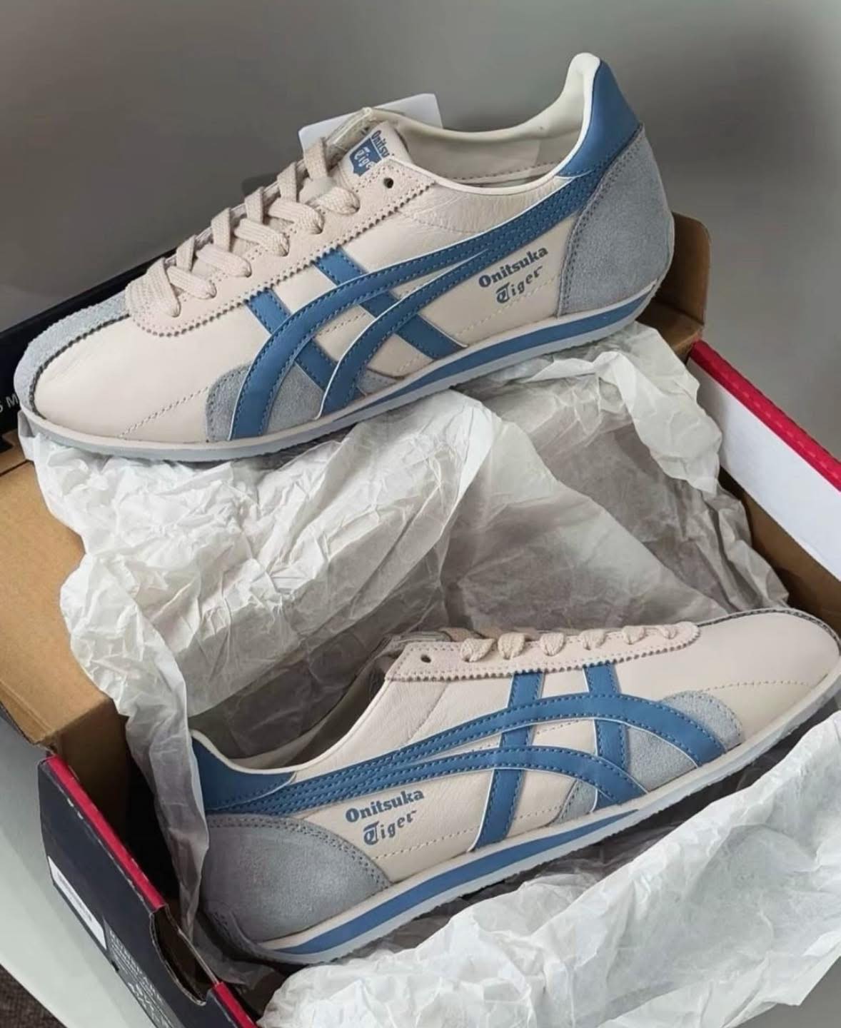 NEW RELEASED‼️ Tiger Runspark 'Cream Light Blue' 1183B480-250