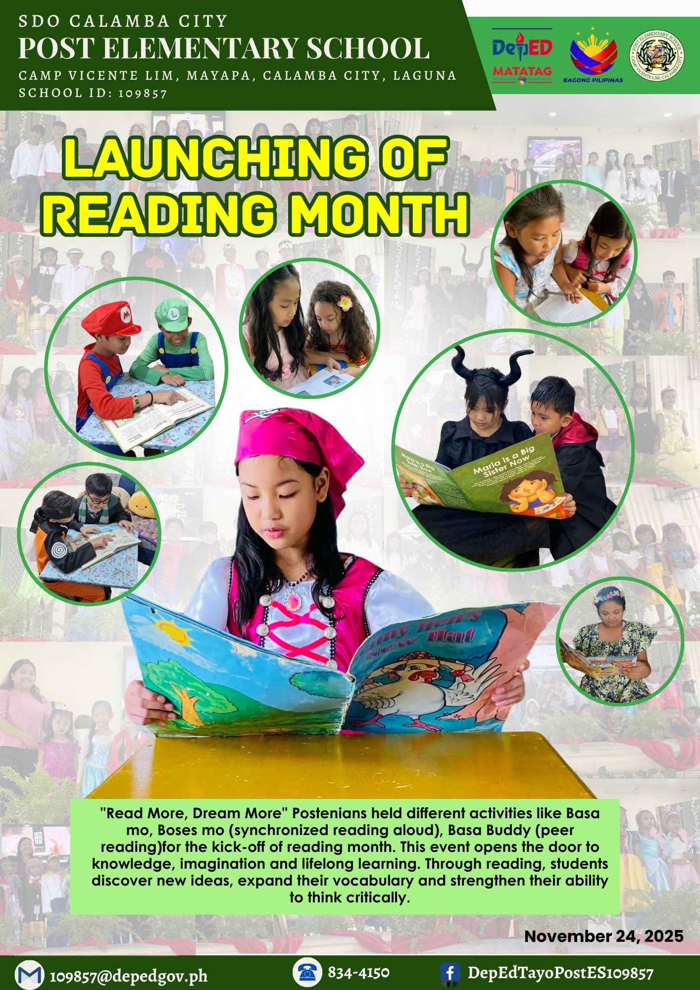 DepEd - CONGRATULATIONS Post Elementary School's CIP Team and CI ...