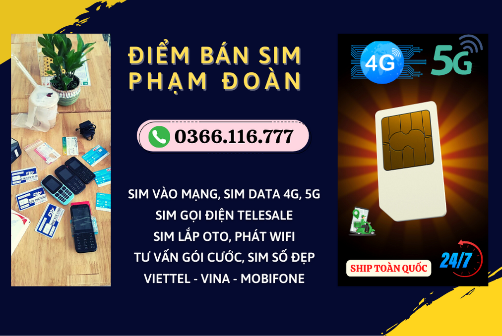 Tiệm Sim DATA 4G/5G | Thái Nguyên