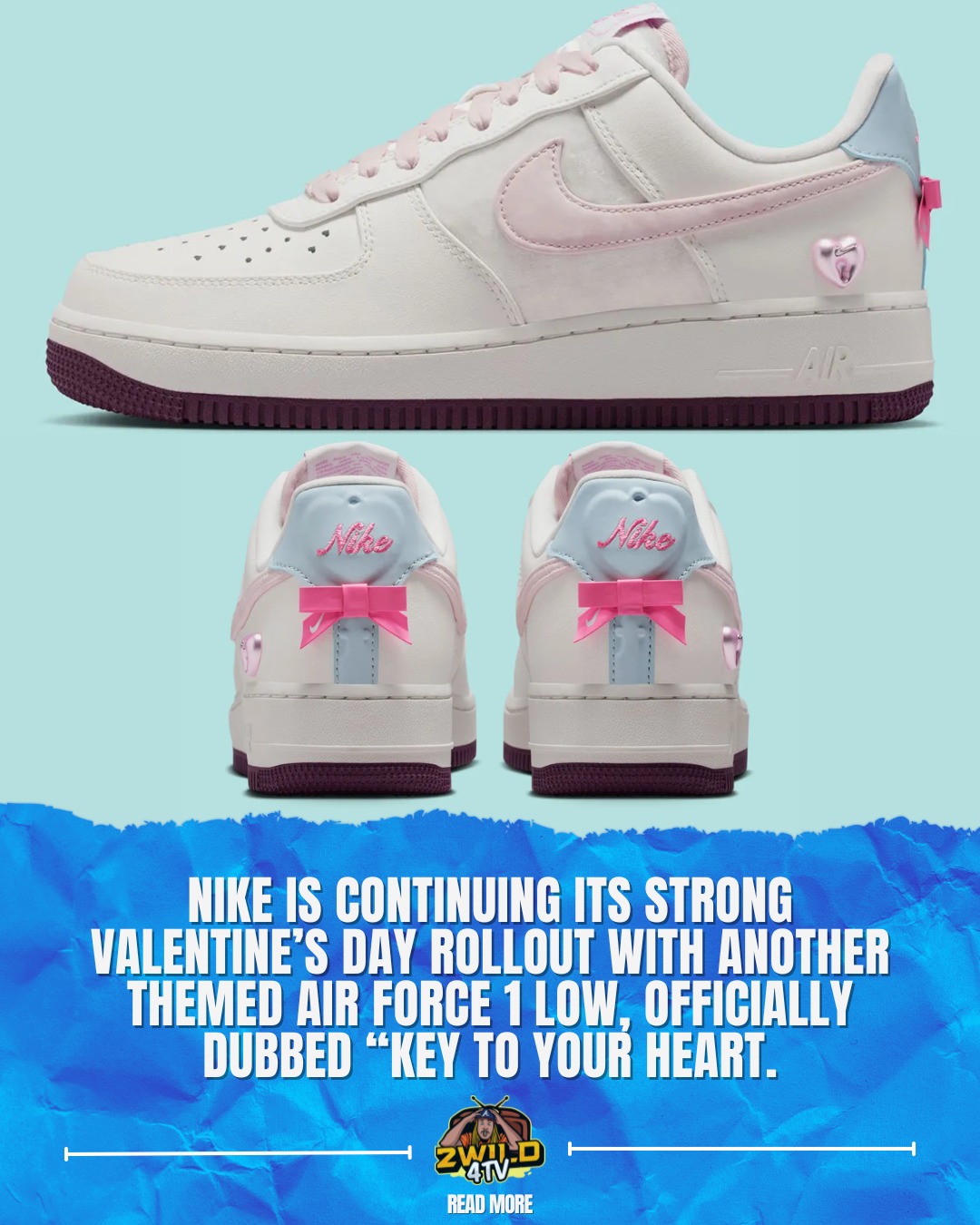 Nike is expanding its Valentine's Day 2026 lineup with an all-red