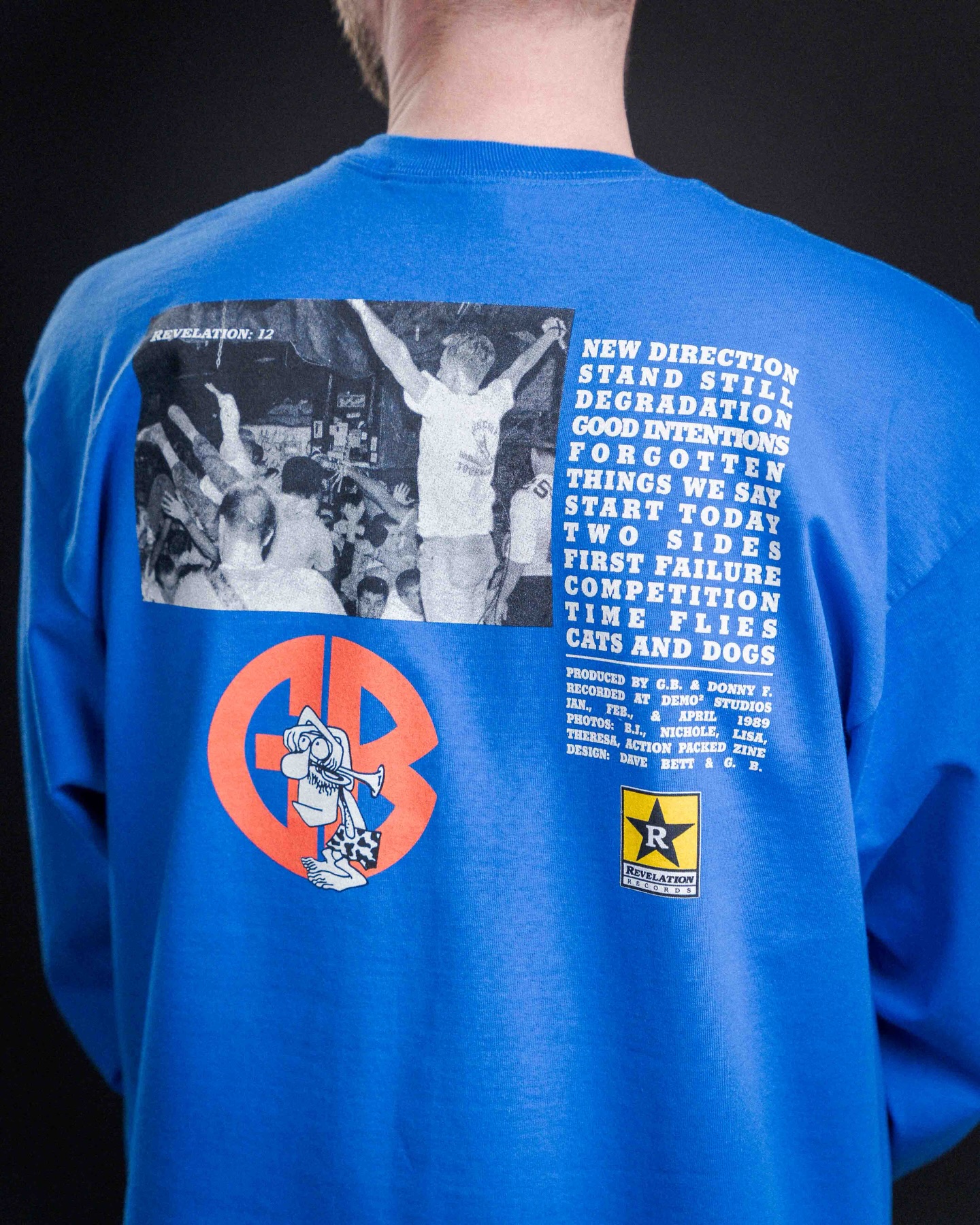 Gorilla Biscuits “Start Today - Royal Blue” Longsleeve is
