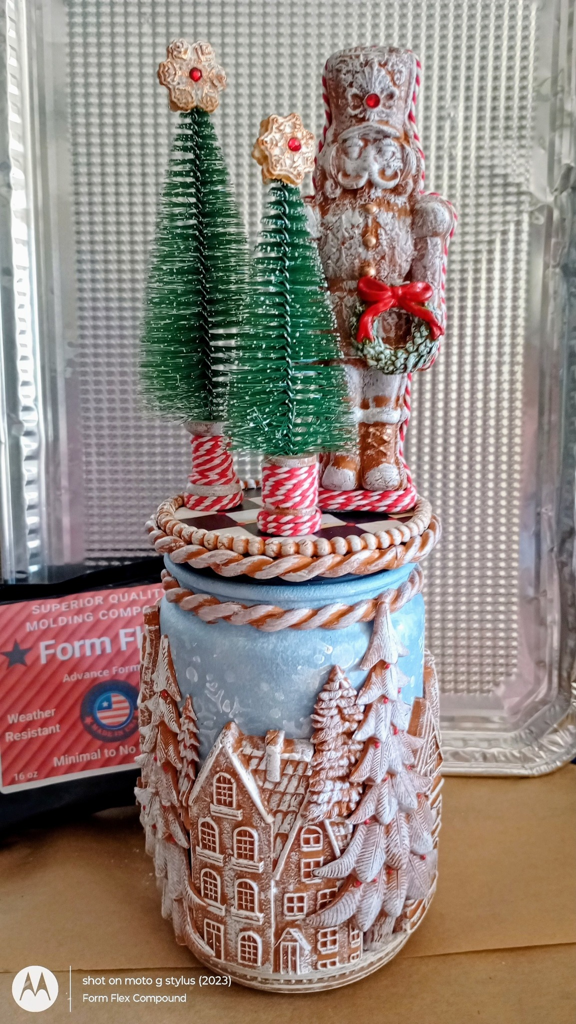 Form - Upcycling! I used an empty candle jar and Form Flex Compound ...