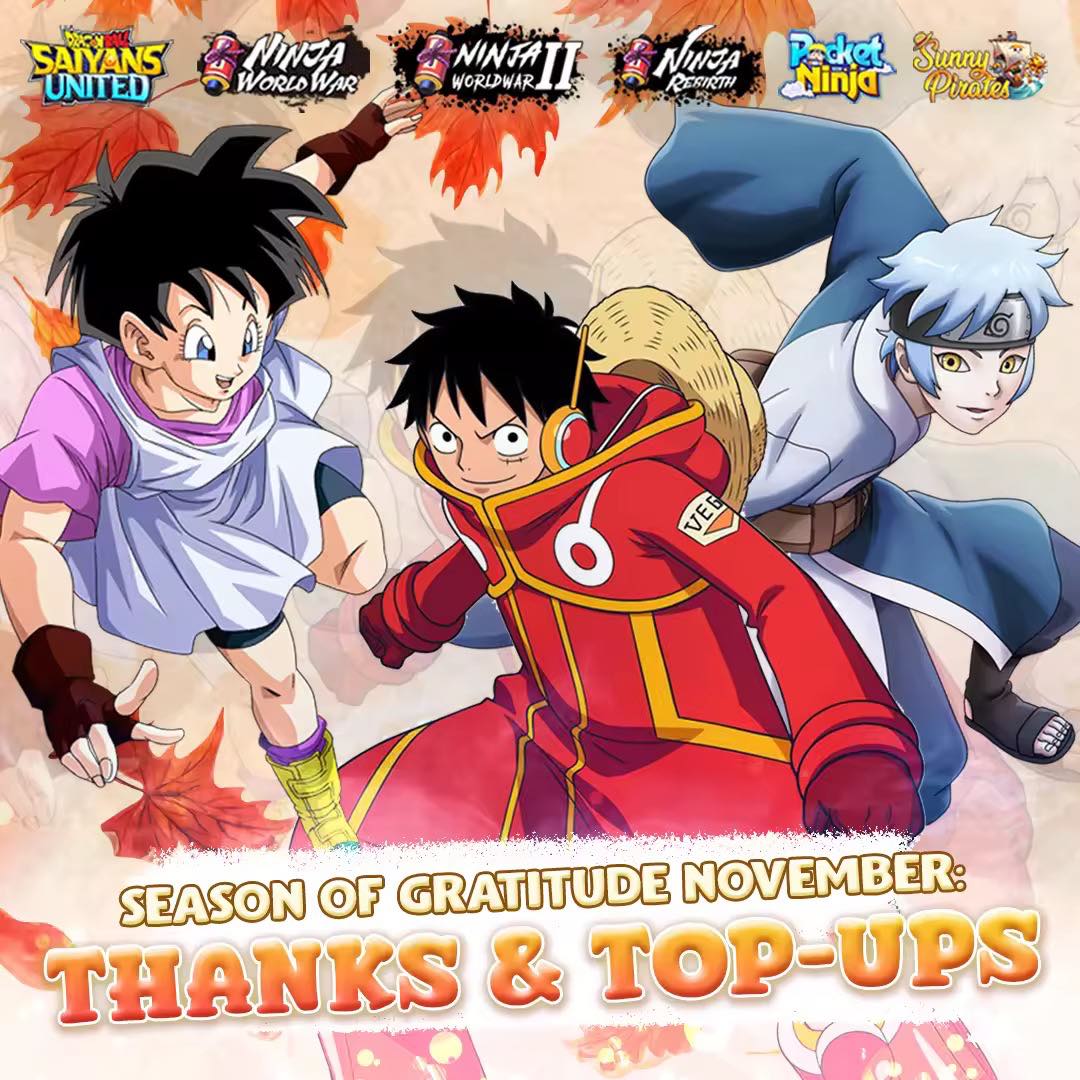🦃 November Thanks & Top-Ups!... - Sunny Pirates: Going Merry | Facebook