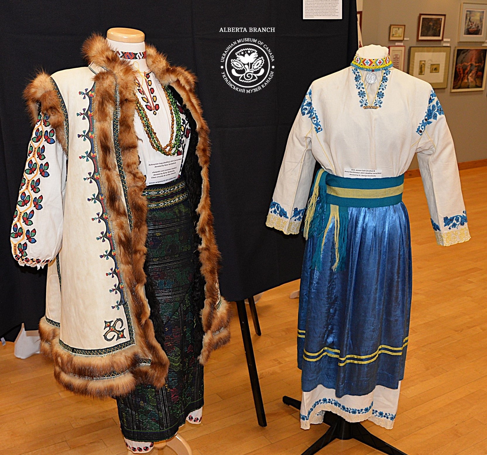 Ukrainian - The blue and yellow outfit on the right was owned by Ana ...