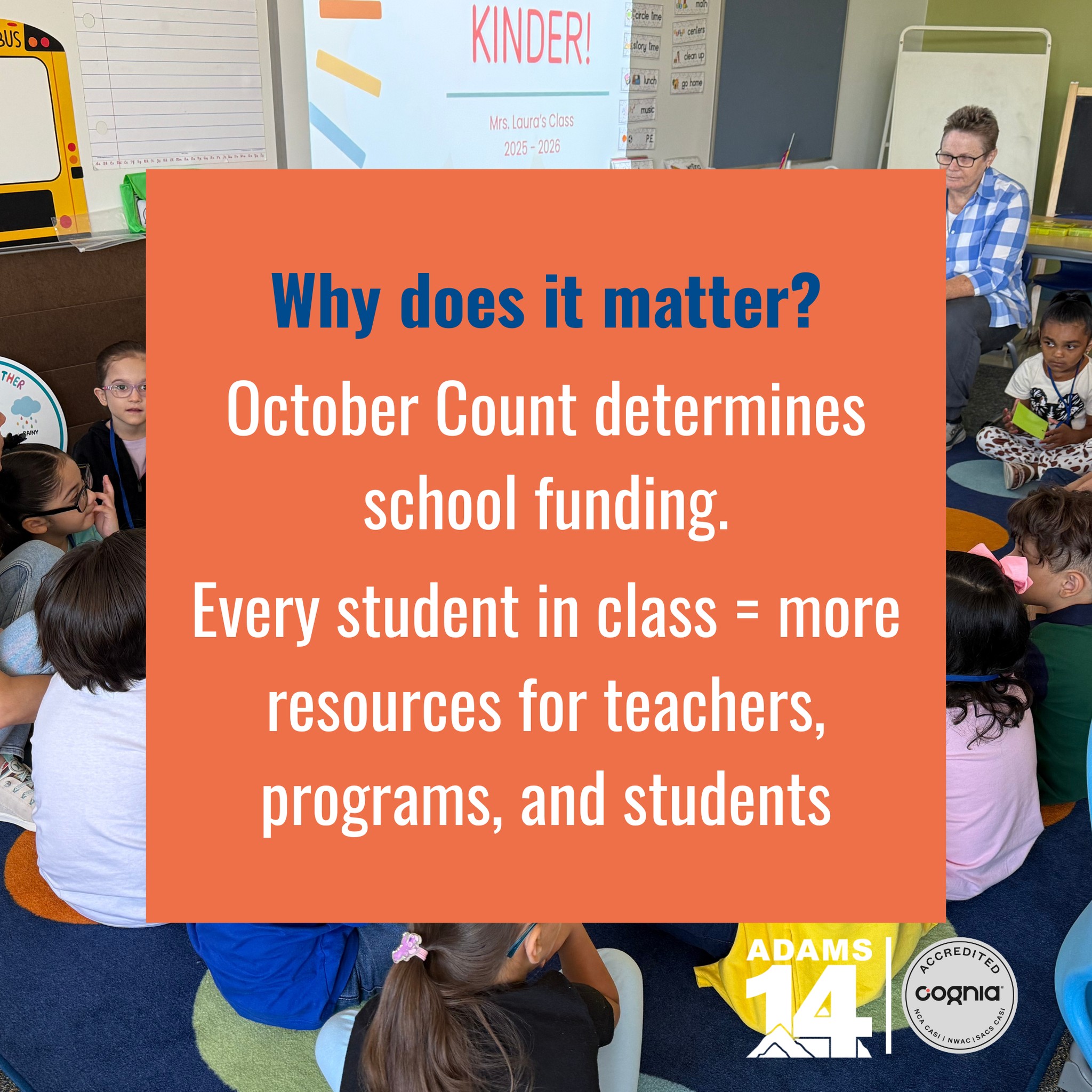 Adams 14 - 🚨 October Count is here! 🚨 Attendance =... | Facebook