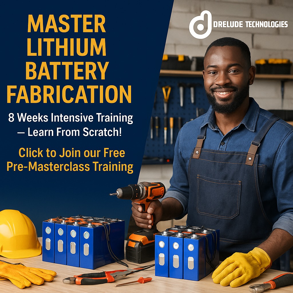 Drelude - 🚨 LITHIUM BATTERY FABRICATION TRAINING – NOW OPEN! 🔋💡 💥 Build ...