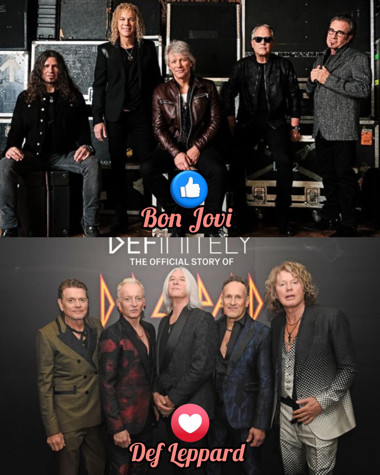 Bon Jovi vs Def Leppard