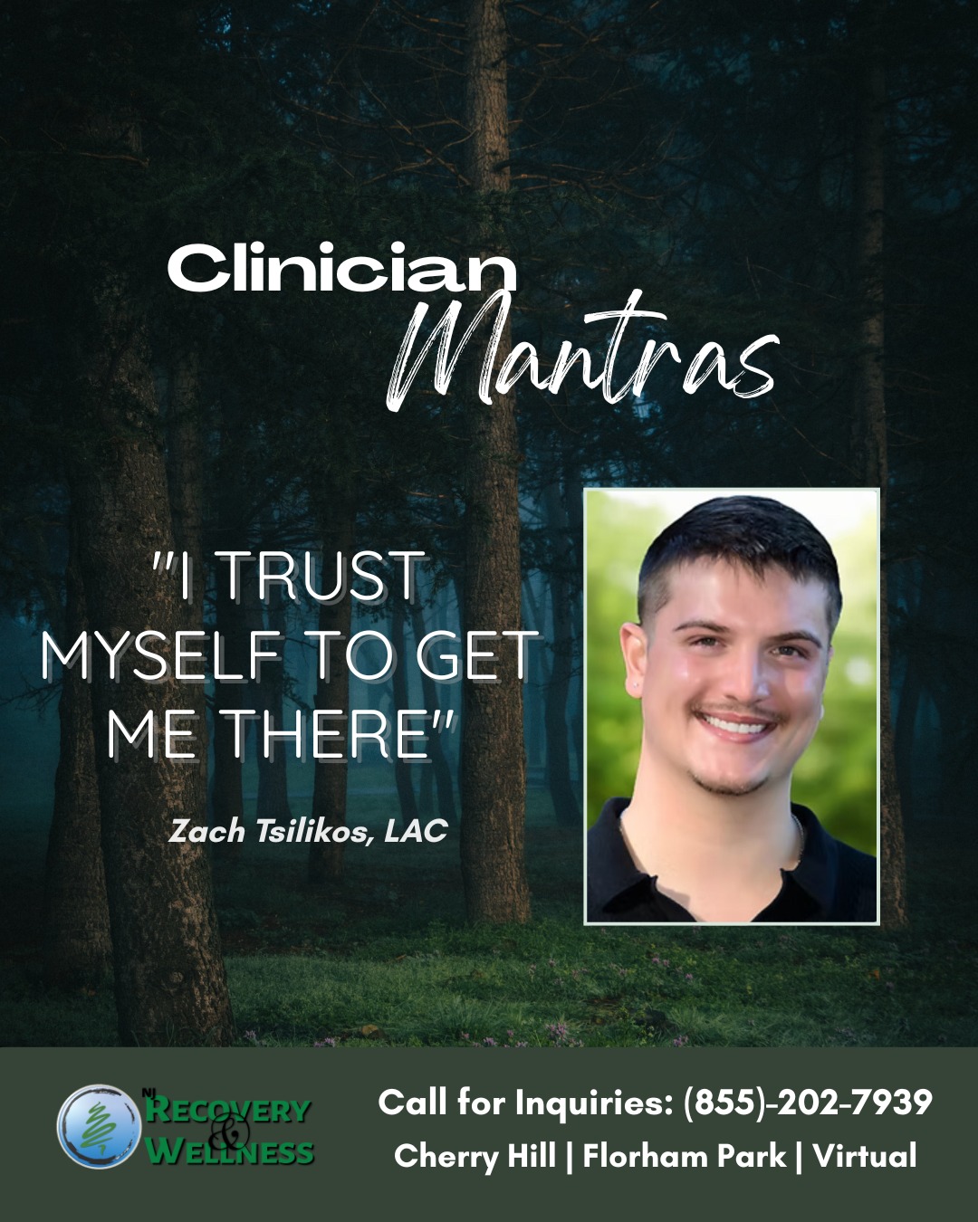 NJ - Our Florham Park clinician, Zach, shares with us his favorite ...