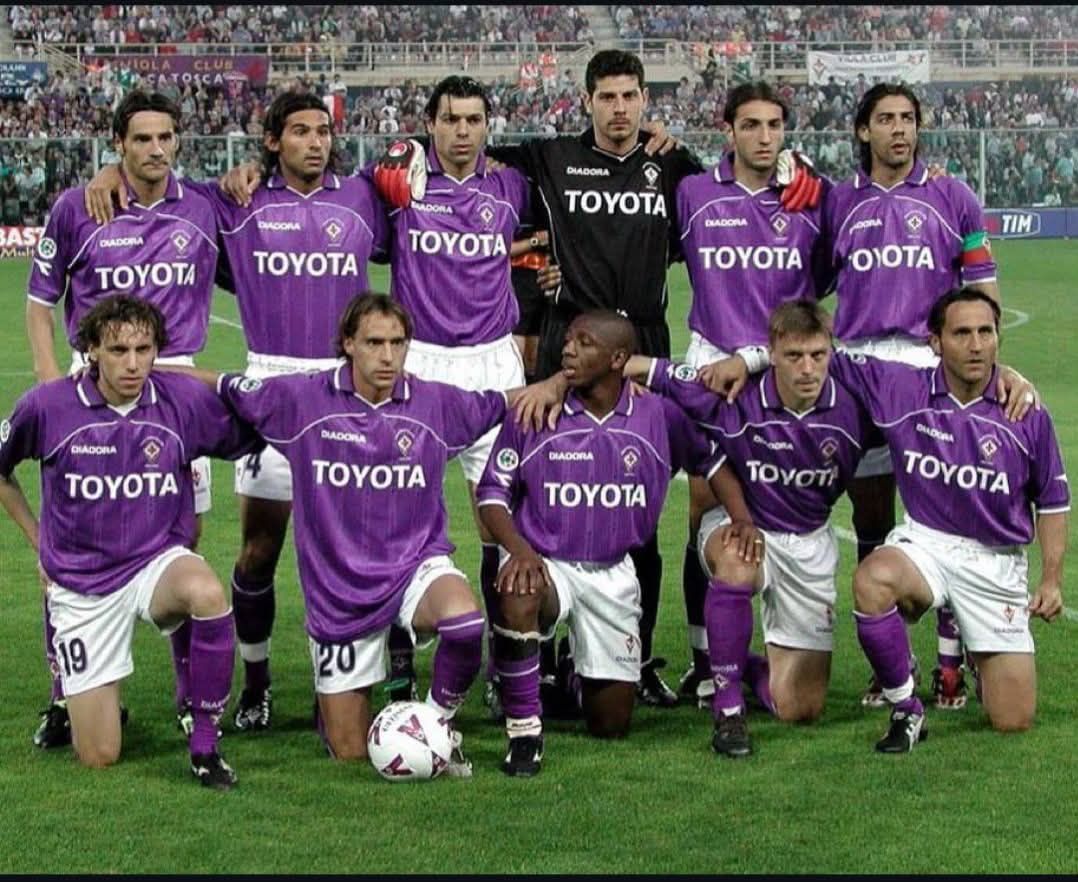 AC Fiorentina 🇮🇹 2000-2001 AS Muslt СОЛА А DIADORA ΤΥΟ 4 DIADORA