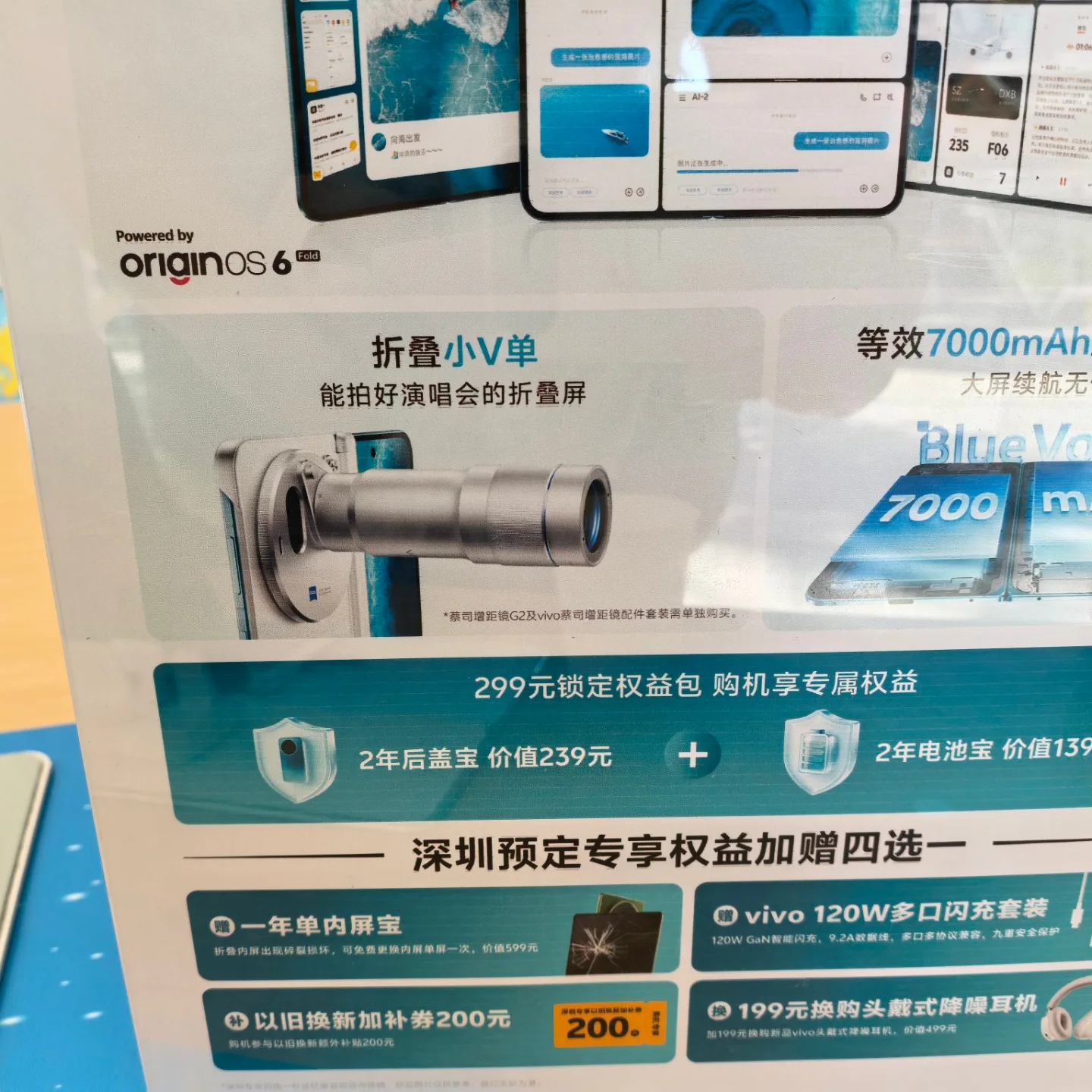 The vivo X Fold 6 can be fitted with a G2 lens. As expected from