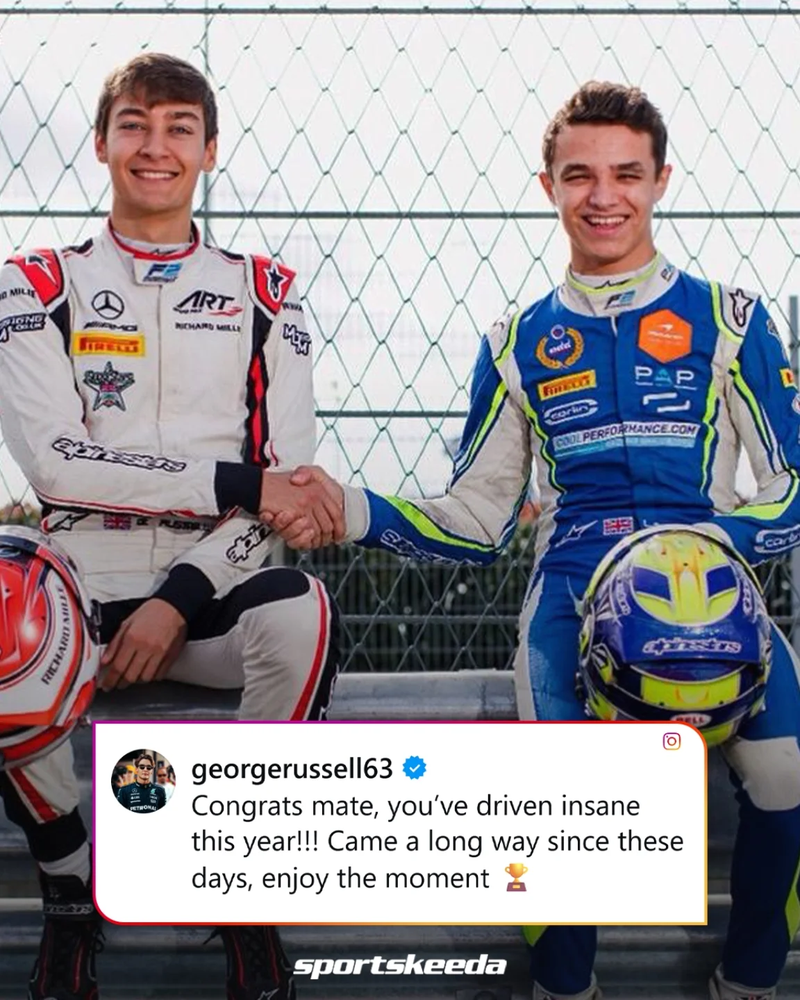Sportskeeda - From childhood rivals to F1 stars — George Russell ...