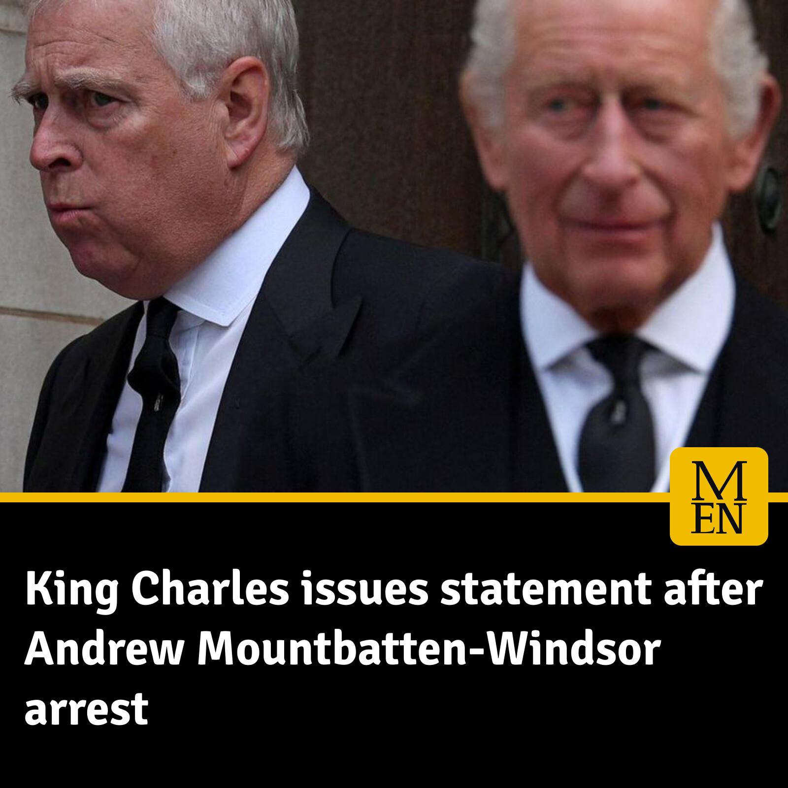 JUST IN 🚨: The King has released... - Manchester Evening News | Facebook