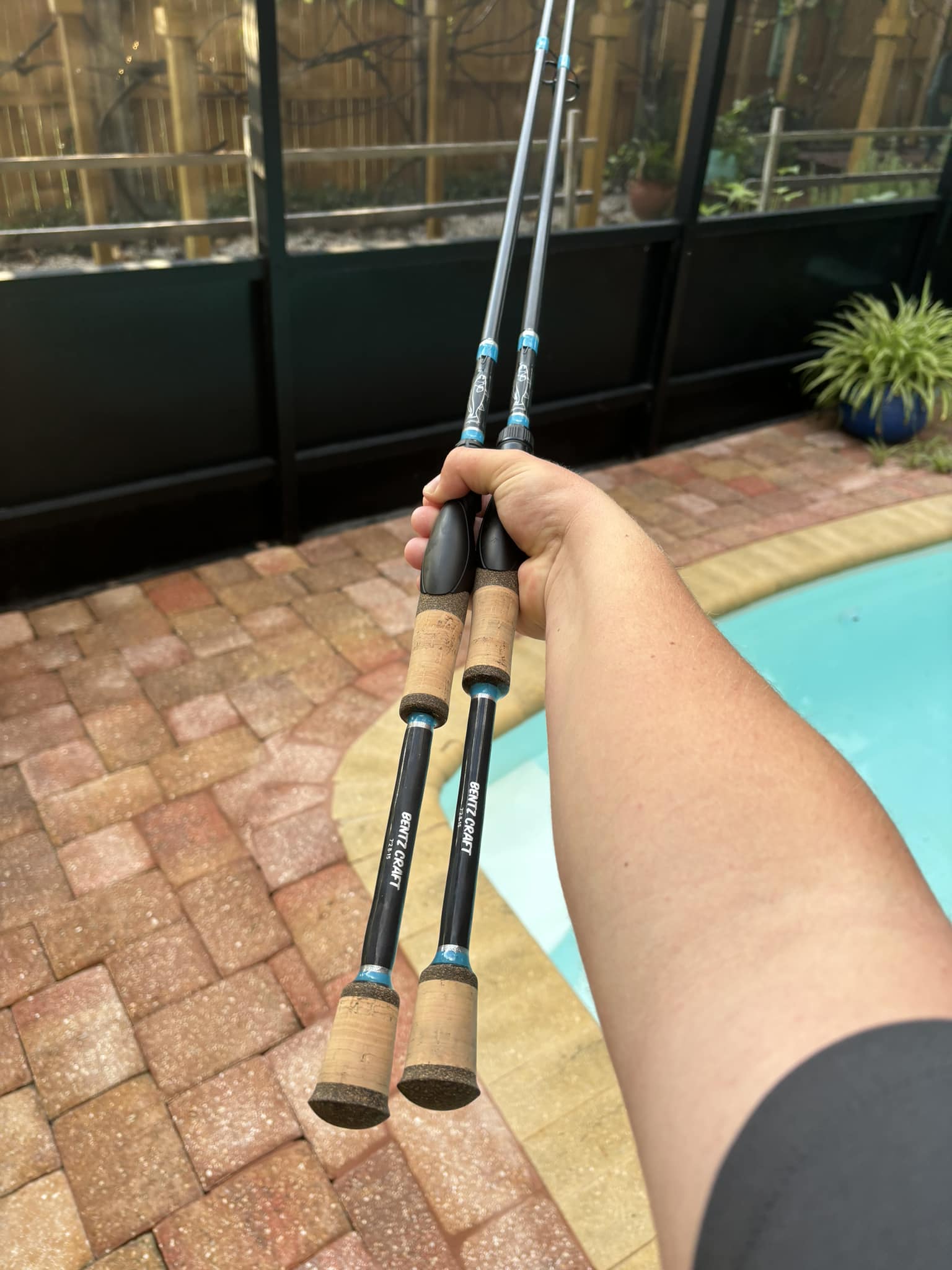 berkeley fishing pole Berkley Lightning Spinning Rod Color:Live Image Alewife Stainless steel guides and Prepared Foods All Fishing Rods &