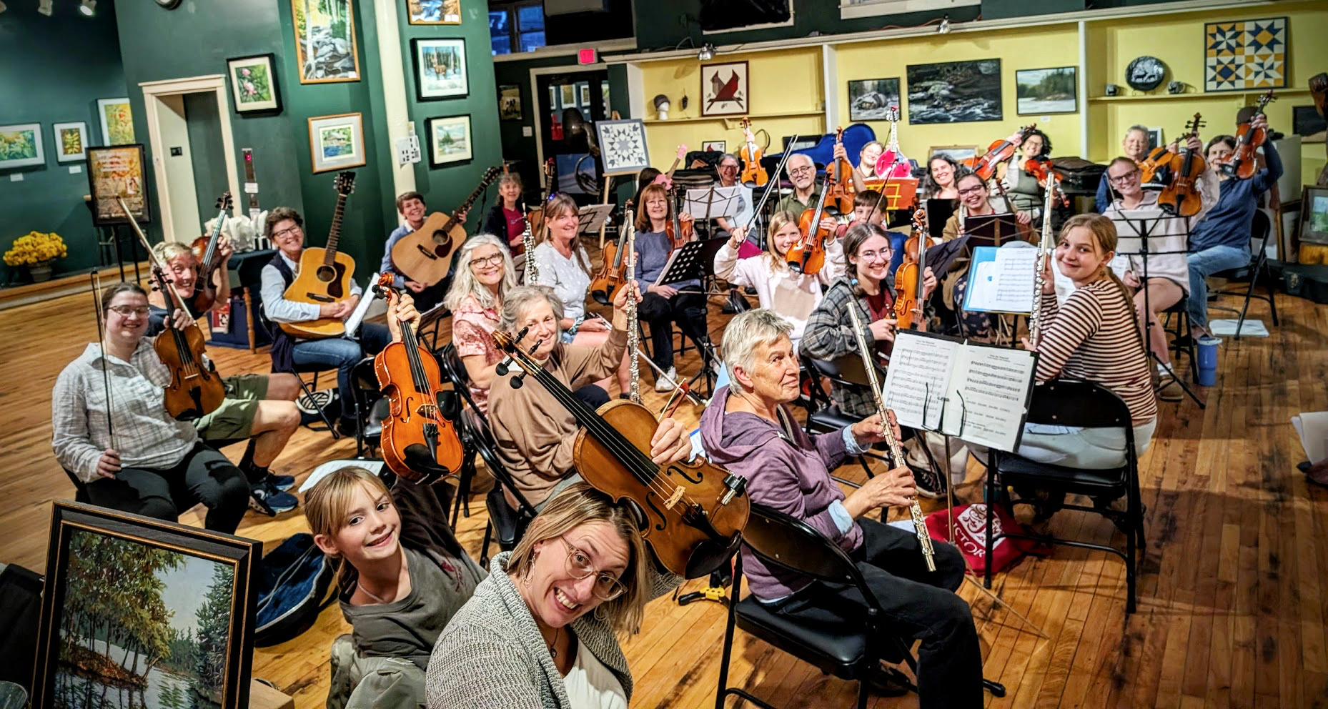 Gretchen - We’re growing! Another great rehearsal of the NCFO ...